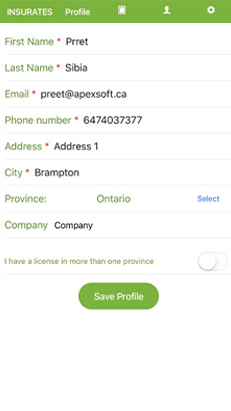 InsuRates - Rate Comparison App