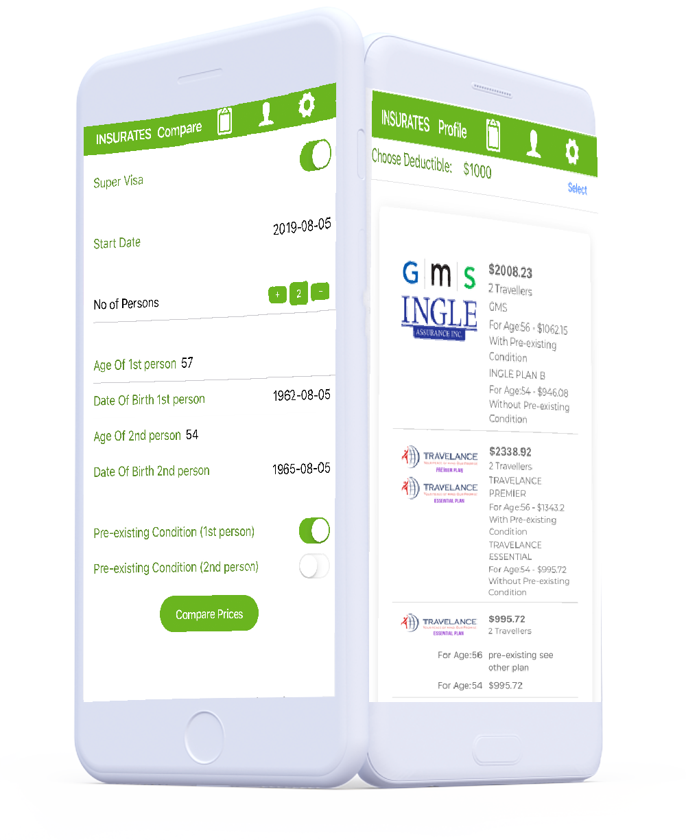 Insurates.ca - Insurance Rates Comparison App